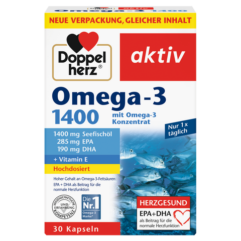 Doppelherz Omega-3 1400 mg – Herz, Gehirn & Sehkraft im Alltagstest bester-kauf.ch Ratgeber Testberichte Blog