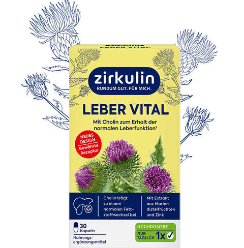 Zirkulin Leber Vital Dragees Hochdosiert bester-kauf.ch News Blog Nahrungsergänzung