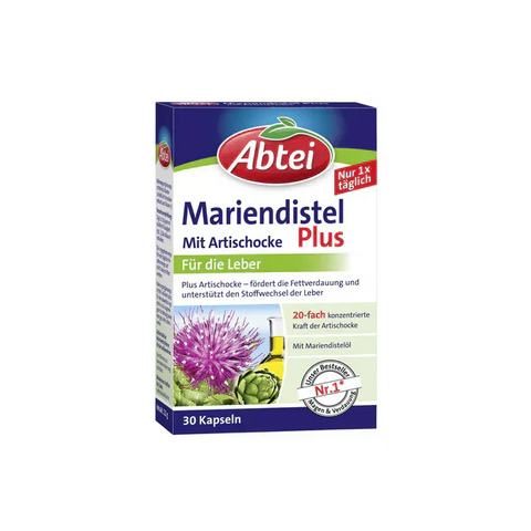 Abtei Mariendistel Plus mit Artischocke – unterstützt die Leberfunktion und fördert die Fettverdauung bei bester-kauf.ch