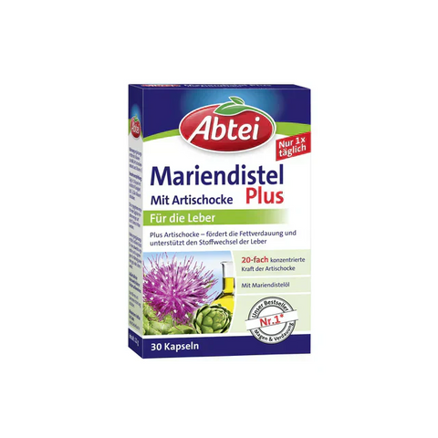 Abtei Mariendistel Plus mit Artischocke – unterstützt die Leberfunktion und fördert die Fettverdauung bei bester-kauf.ch