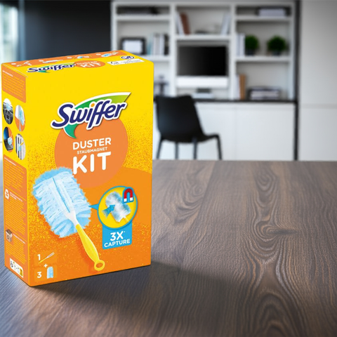 Urs testet - Swiffer Staubmagnet Starterset Griff + 3 Tücher  bester-kauf.ch Ratgeber Blog News