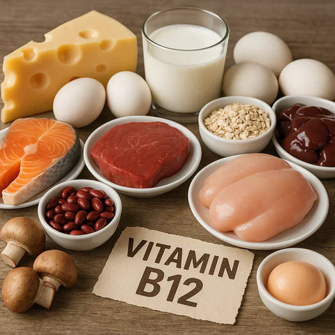 Informationen zum Vitamin B12 - Mangel und Lebensmittel