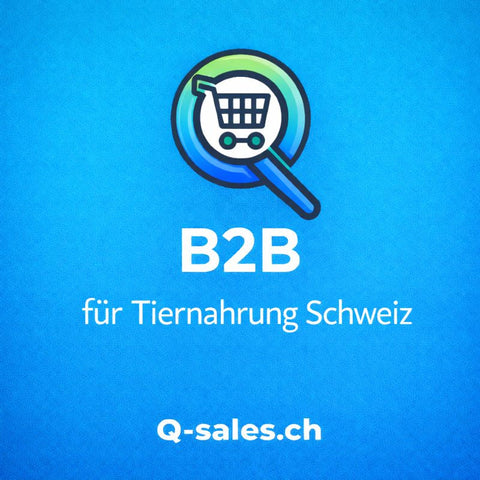B2B Plattform für Tiernahrung in der Schweiz für Unternehmen, Detailhandel und professionelle Einkäufer mit klarer Positionierung von Q-Sales im Schweizer Grosshandel. Mehr unter q-sales.ch ein Tochterunternehmen von bester-kauf.ch