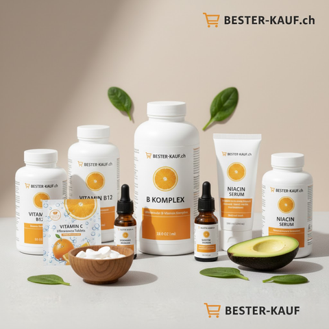 Vitamin-B-Komplex Präparate – Unterstützung für Energie, Nervensystem und Stoffwechsel, fachlich erklärt für die Schweiz