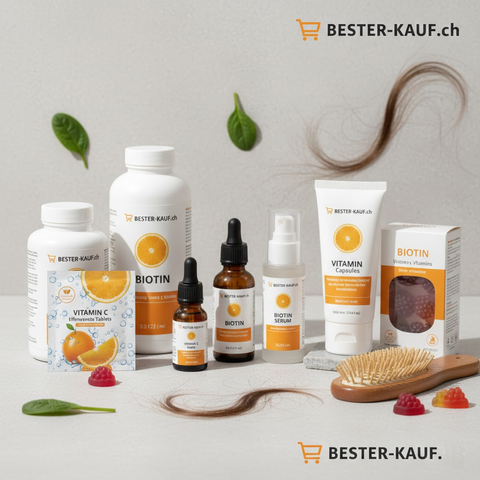 Biotin-Produkte und natürliche Quellen – Übersicht zu Wirkung, Dosierung und Anwendung in der Schweiz.