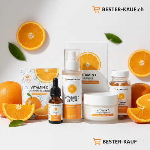 Vitamin-C-Präparate und natürliche Quellen – Übersicht zu Wirkung, Dosierung und Einnahme in der Schweiz.