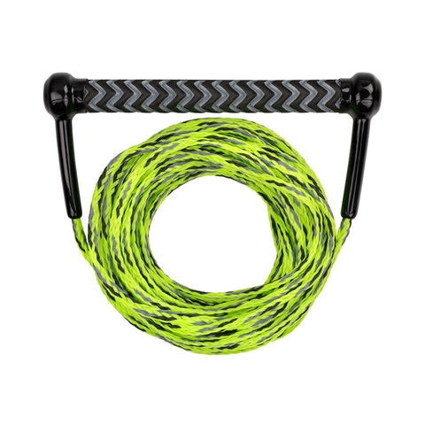 MESLE Combo 60' 1-Sec. Ski Rope w/ 12'' Handle - Lime
