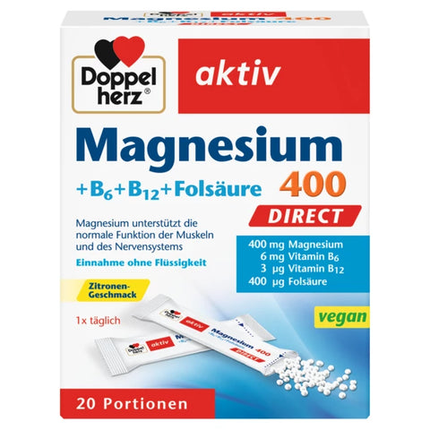 bester-kauf.ch Magnesium + B6 + B12 Direct Doppelherz   Nahrungsergänzung