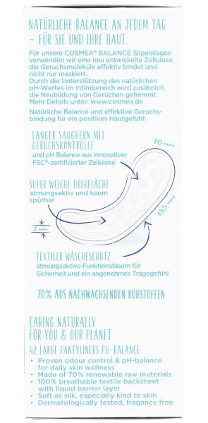Cosmea Slipeinlagen lang pH-Wert-Balance für die Nutzung im Alltag, werden in der Unterwäsche getragen