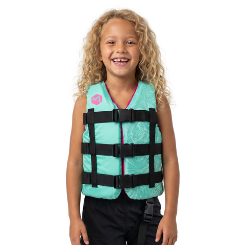 MESLE H210-J Nylon Vest 50N Kids - Aqua - J-M