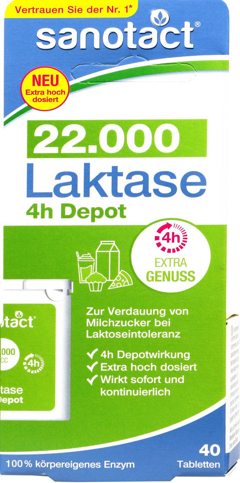 bester-kauf.ch Laktase 24.000 Depot Kapseln Sanotact   Nahrungsergänzung