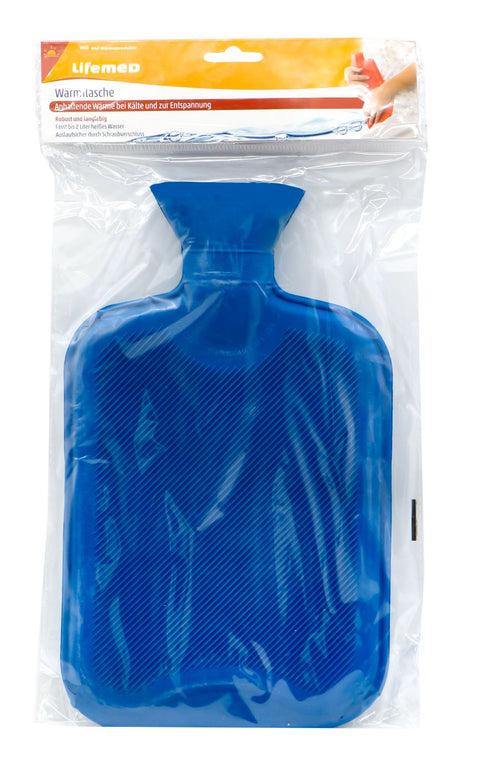 bester-kauf.ch Lifemed Wärmflasche 2L blau Lifemed   Hausapotheke & Verbandsstoffe