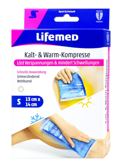 bester-kauf.ch kalt+warm Kompresse Gr.S, 14 cm x 13 cm Lifemed   Hausapotheke & Verbandsstoffe