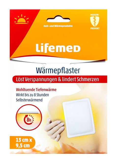 bester-kauf.ch Wärmepflaster 1 er, 9,5 cm x 13 cm Lifemed   Hausapotheke & Verbandsstoffe