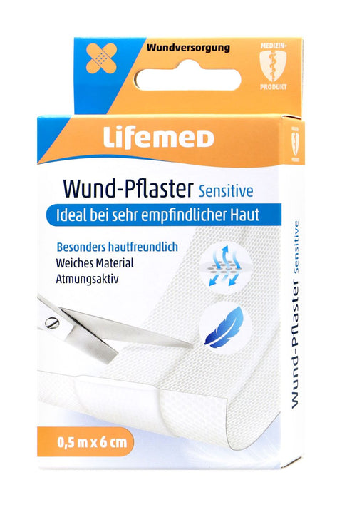 bester-kauf.ch Wund Pflaster Sensitive 0,5 m x 6 cm Lifemed   Pflaster