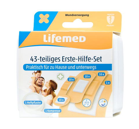 bester-kauf.ch Erste Hilfe Set Lifemed   Hausapotheke & Verbandsstoffe