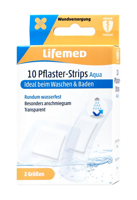 bester-kauf.ch Pflaster Strips transparent Aqua Lifemed   Pflaster