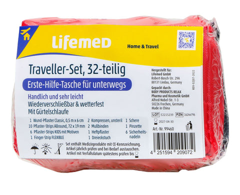 bester-kauf.ch Erste Hilfe Set Travel 8,5 cm x 12,5 cm Lifemed   Hausapotheke & Verbandsstoffe