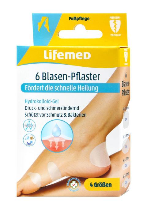 bester-kauf.ch Blasen Pflaster transparent 4 Größen Lifemed   Pflaster