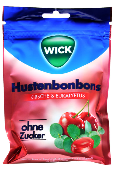 bester-kauf.ch Wick Wildkirsche und Eukalyptus Zuckerfrei Wick   Bonbons & Traubenzucker