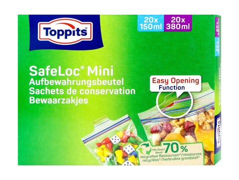 bester-kauf.ch Toppits Safeloc Mini je 20x 150 ml & 380 ml Toppits   Heim & Haushalt