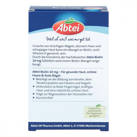 bester-kauf.ch Biotin 10mg Tabletten Abtei   Nahrungsergänzung