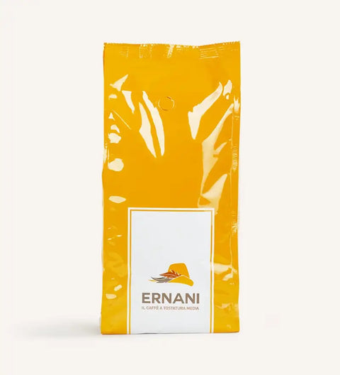 1 kg Kaffeebohnen Caffè Ernani Armonia mit schokoladiger Kakaonote und rundem Körper