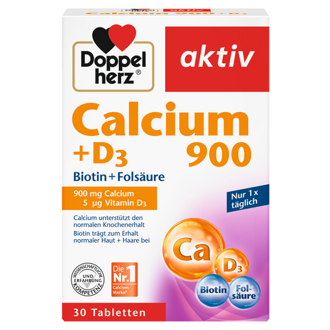 bester-kauf.ch Calcium 900 D3 Folsäure Biotin Doppelherz   Nahrungsergänzung