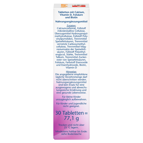 bester-kauf.ch Calcium 900 D3 Folsäure Biotin Doppelherz   Nahrungsergänzung