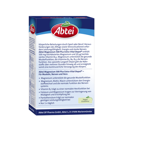 bester-kauf.ch Magnesium 500 Plus Vital Depot Abtei   Nahrungsergänzung