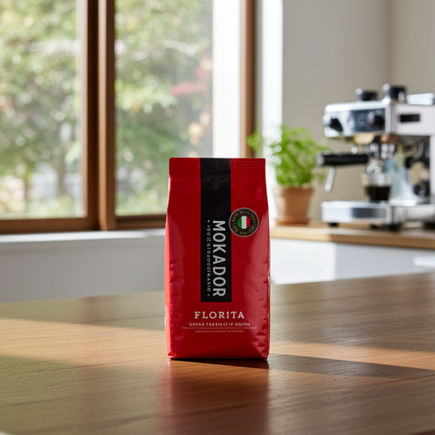 Italienischer Kaffee 1kg: Mokador Florita bietet Barista-Qualität mit langanhaltendem, blumigem Abgang.