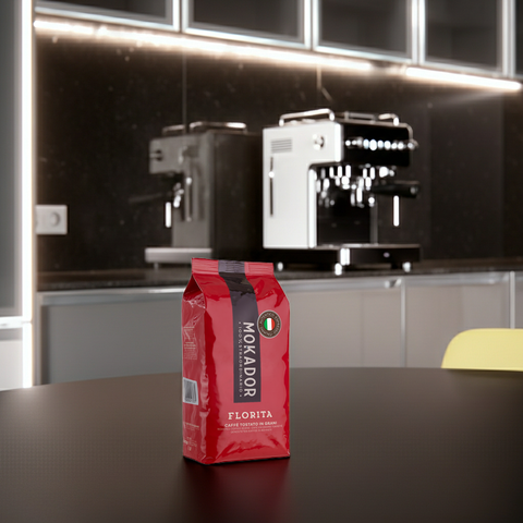 Kaffeevorrat 1kg: Mokador Florita Kaffeebohnen – perfekt für Jura und Delonghi Kaffeevollautomaten.