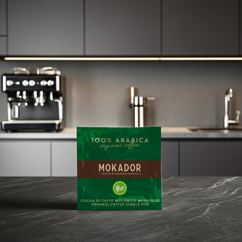Kaffeepads Bio-Qualität: Mokador 100% Arabica – feine Crema und milder Geschmack für Schweizer Haushalte.