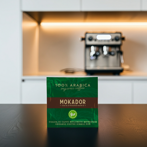 Premium Pads: Mokador 100% Arabica – handwerkliche italienische Röstkunst für Schweizer Wasser