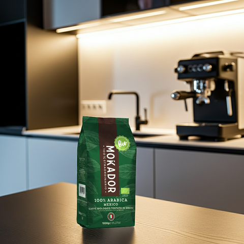Mexikanische Kaffeebohnen 1kg: Mokador Bio Mexico – Single Origin Arabica für Siebträger und Mahlwerke.