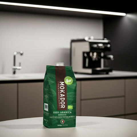 Bio Kaffeebohnen 1kg: Mokador Mexico 100% Arabica – Rainforest Alliance zertifiziert und ökologisch geröstet.
