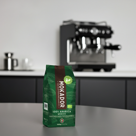 Mokador Mexico Bio Kaffeebohnen 1kg: Schonende Röstung für einen harmonischen Caffè Crema in Bio-Qualität.