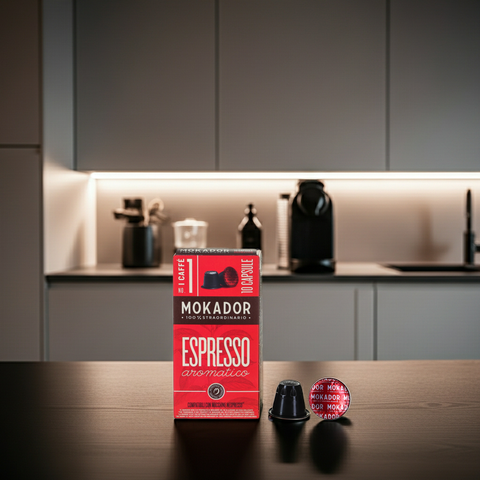 Mokador Aromatico – 100 Mal italienische Lebensfreude und intensiver Duft in jeder Tasse.