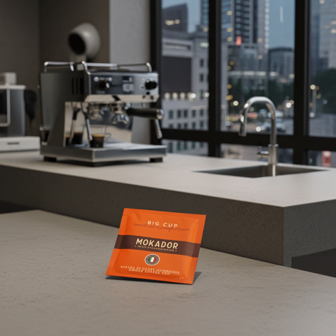 Espresso-Pads Vorrat 200 Stk.: Mokador Tazza Grande – die kräftige 60-40 Mischung für den Schweizer Gaumen.