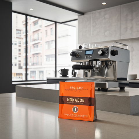 E.S.E. Pads 44mm Mokador Tazza Grande: 200 einzeln versiegelte Pads für aromatischen Schümli und Espresso.