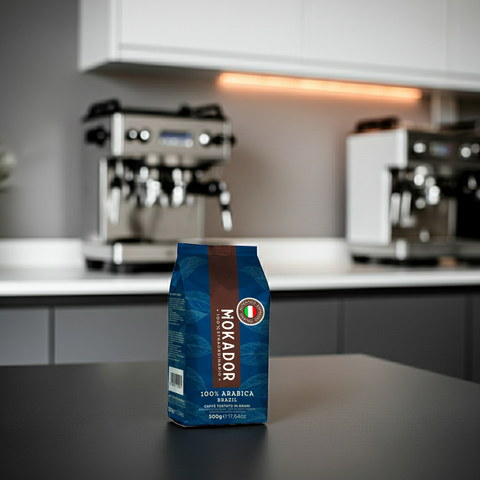 Mokador Brazil 100% Arabica 500g Schweiz: Frisch geröstete Bohnen für aromatischen Schümli und Espresso.