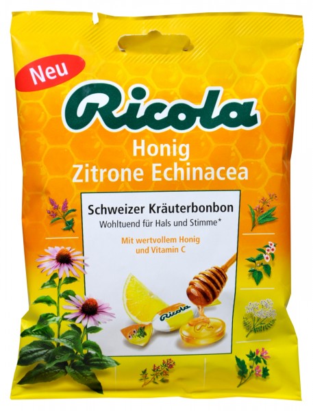 bester-kauf.ch Ricola Echinacea Honig Zitrone mit Zucker, 75 g Ricola   Bonbons & Traubenzucker