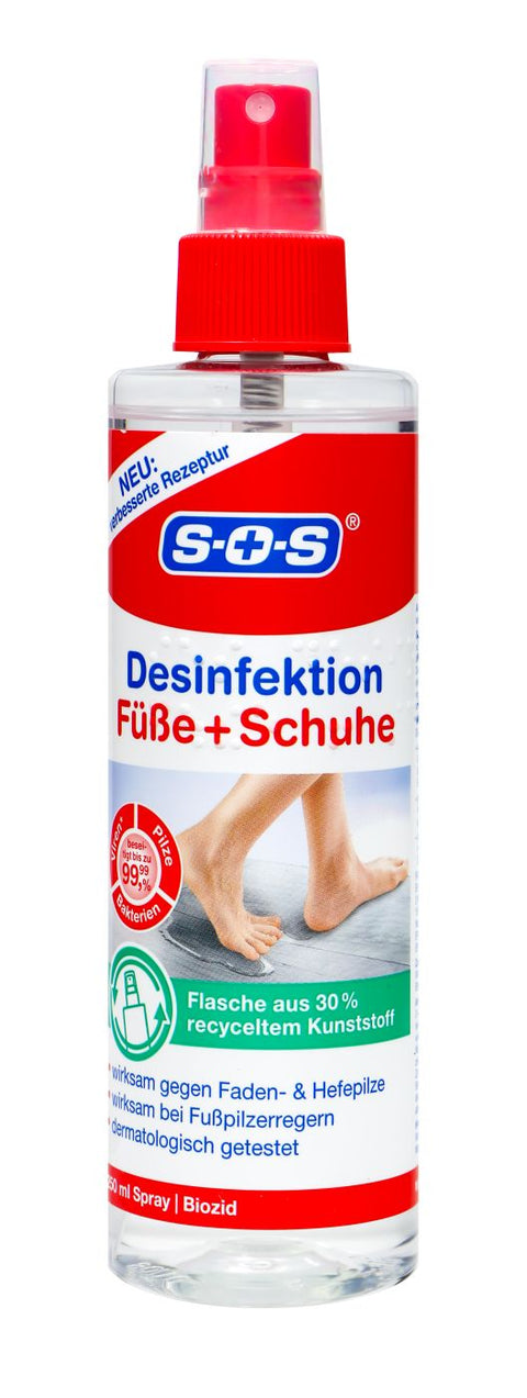 bester-kauf.ch SOS Fuß-Desinfektionsspray gegen Pilzerreger Füße & Schuhe SOS   Fusspflege