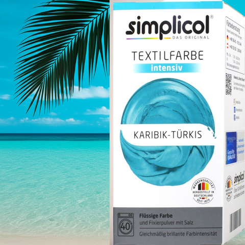 Simplicol Intensiv Textilfarbe Karibik-Türkis - bester-kauf.ch   Simplicol