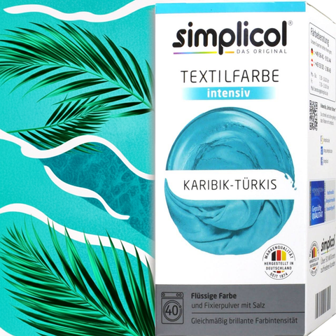 Simplicol Intensiv Textilfarbe Karibik-Türkis - bester-kauf.ch   Simplicol
