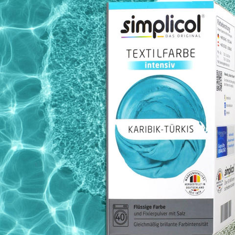 Simplicol Intensiv Textilfarbe Karibik-Türkis - bester-kauf.ch   Simplicol