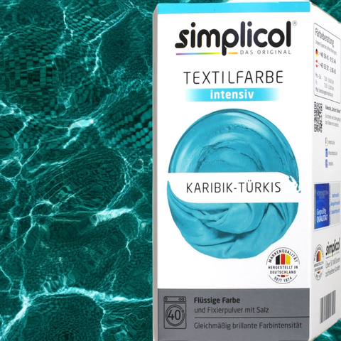 Simplicol Intensiv Textilfarbe Karibik-Türkis - bester-kauf.ch   Simplicol