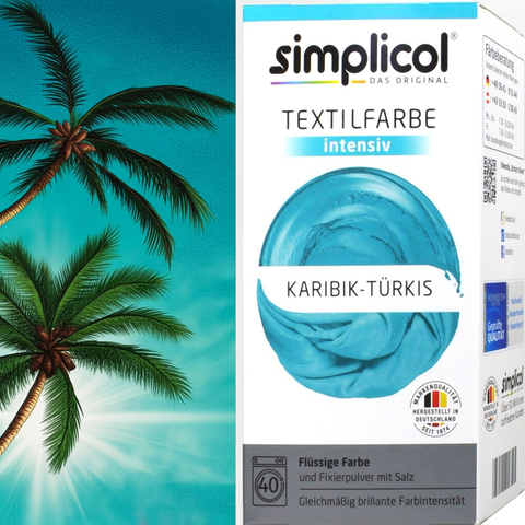 Simplicol Intensiv Textilfarbe Karibik-Türkis - bester-kauf.ch   Simplicol