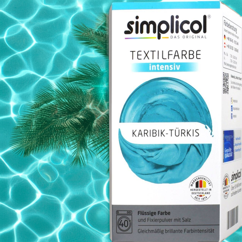 Simplicol Intensiv Textilfarbe Karibik-Türkis - bester-kauf.ch   Simplicol