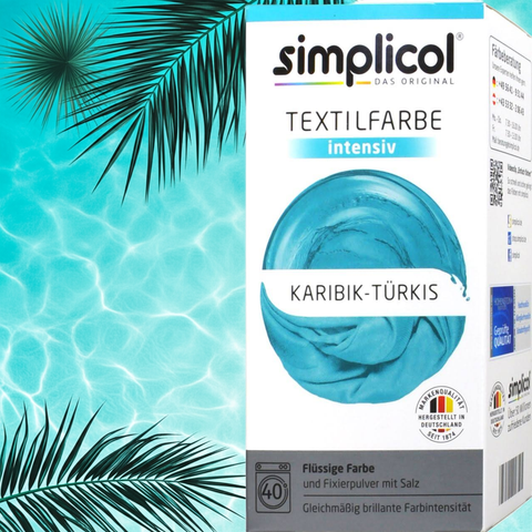 Simplicol Intensiv Textilfarbe Karibik-Türkis - bester-kauf.ch   Simplicol